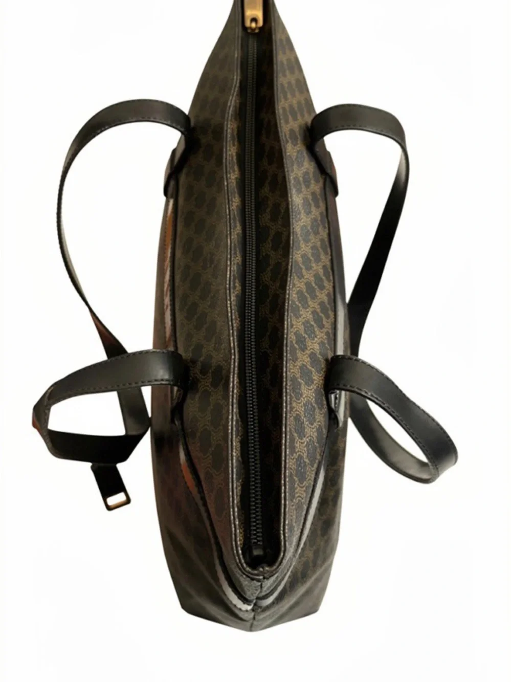 Celine Black Macadam Canvas Tote